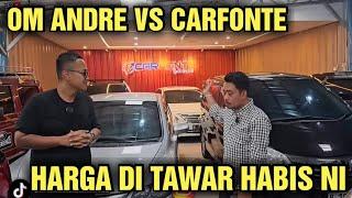 MURAH NI HARGA MOBIL BEKAS DI SHOWROOM CARFONTE BY INFINITY DI TAWAR OM ANDRE