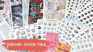 PLANNER STICKER HAUL | Plannerface, TCMC, SWPC & more #ad