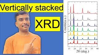 How to stack XRD data in origin - Step-by-Step Tutorial