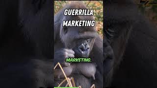 Creativity beats cash in marketing. Unleash your inner guerilla 