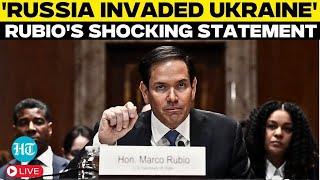 Marco Rubio Live | US Secretary of State Makes Stunning Statement on Russia Ukraine War | Trump