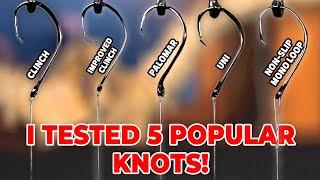 Testing The Most Popular Fishing Knots!