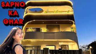 Inside a Modern Architecture Design 5 BHK House Tour With Home Theatre Room & Premium Interior Decor