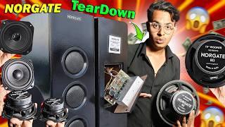 Norgate teardown  tower speaker  अंदर का राज subwoofer vs woofer norgate tear down  tower speaker