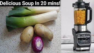 Lets Make Potato Leek Soup With Ninja Foodi Cold & Hot Blender. Ninja Foodi Demonstration.