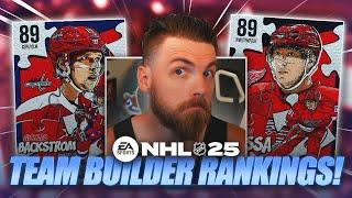 RANKING THE 89 OVERALL NHL 25 HUT TEAM BUILDERS!