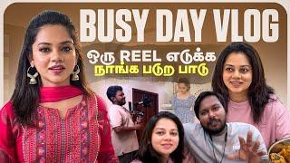 வீட்டுலயே shooting பன்றோம்| Work Mode On | Anitha Sampath Vlogs