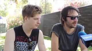 Foals Interview - Lollapalooza Chile 2013