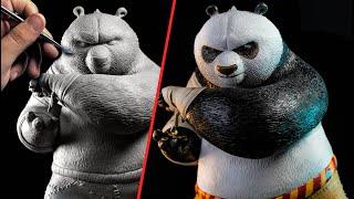 Sculpting Kung Fu Panda | Po Timelapse