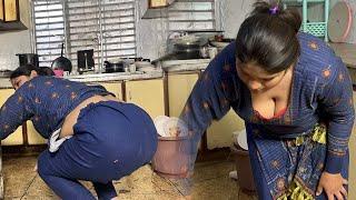 Collect Chair After Function _ Desi Aunty Hot Vlog _ Pakistani housewife Lifestyle _ Cleaning Vlog