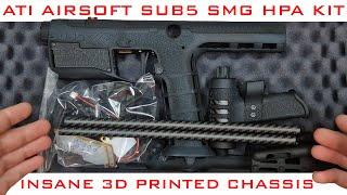 This 3D Printed HPA Airsoft SMG Kit Is Insane! - ATI Airsoft SUB5