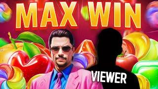VIEWER gets MAX WIN on STREAM on *NEW* FRUITY TREATS (SENSATIONAL 5,000x WIN)