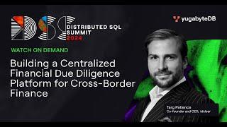 Building a Centralized Financial Due Diligence Platform for Cross-Border Finance