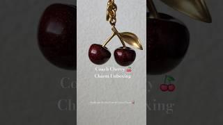 Unboxing the viral Coach Cherry Charm  #unboxing #shortvideo #trending  #giftideas