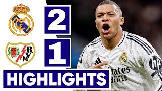 Real Madrid vs Rayo Vallecano 2-1- Extended Highlights | mbappe & Vinicius Goals 