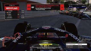 F1 23 Monaco Red Flag