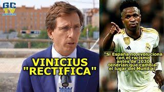 Almeida pide a Vinicius que rectifique tras pedir que el Mundial no se celebre en España por racismo