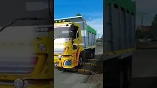 Lorry truck on speedbraker  #shorts