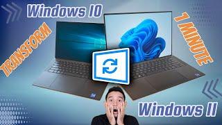 Make Windows 10 Look Like Windows 11 in 1 minute [2024] | Transform Windows 10 to Windows 11