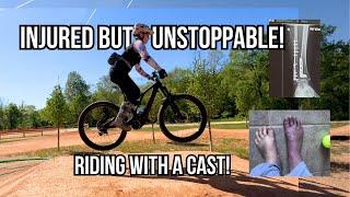 From almost LOOSING her leg, back to riding Mountain Bikes. Watch Laura's incredible story!