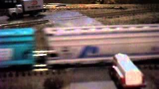 Model Train Show Railroad Crossing