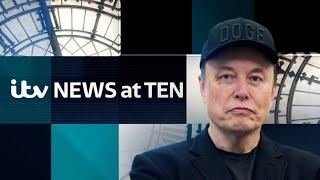 Watch ITV News at Ten - as Trump bids farewell to Elon Musk | ITV News