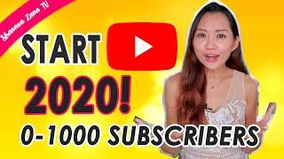 How to Start + Grow Youtube Channel 2020 | 8 TIPS |0-1000 Subscribers