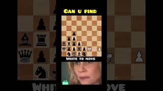 White's Brilliant Win!  can u find #chess #brainteaser