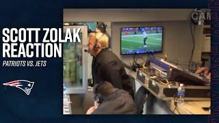 Zolak’s Reaction in the Booth During Marcus Jones’s Game-Winning Punt Return | Jets vs. Patriots