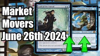 MTG Market Movers - June 26th 2024 - MH3 Continues To Move Bulk Rares Up! Lord of the Unreal!