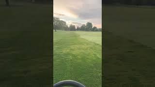 Rare rough mowing first thing in the morning? #golfcoursevlog #golfcoursemaintenance