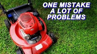 Fixing A Toro Mower That Has Running And Starting Problems