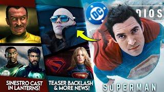 WTF?! New SUPERMAN Teaser Backlash, SINESTRO Cast in Lanterns, Supergirl Update & MORE!!