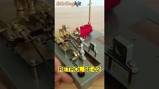 How to install retrol Se 02 steam engine | Stirlingkit