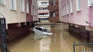 Turkey's flood-hit cities declared as 'disaster areas'