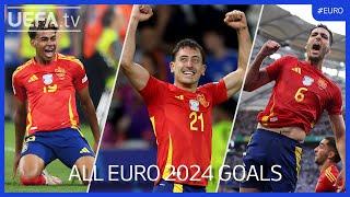 EURO 2024 SPAIN All Goals | Yamal, Oyarzabal, Merino...