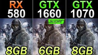 RX 580 (8GB) Vs. GTX 1660 Super Vs. GTX 1070 | 1080p and 1440p Gaming Benchmarks