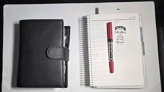 Plan With Me In My Erin Condren Daily Duo and Personal Rings Planner