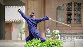 Wushu performance by student