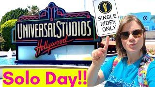 How To Have The BEST SOLO DAY At Universal Studios Hollywood