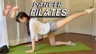 Saturday Morning Pilates Routine | Dancer legs and ballet-inspired workout, no equipment needed