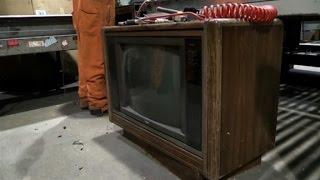 More than $100,000 found in old TV set