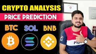 BTC, SOL, BNB Price Prediction | Crypto Market Analysis | BTC Update