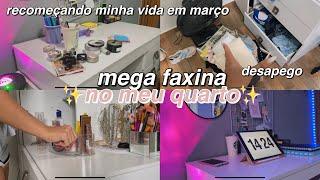 FAXINA NO MEU QUARTO *recomeçando minha vida* ️