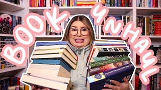 MASSIVE book unhaul  let's get rid of books i didn't enjoy and declutter my shelves!