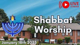 ️️Shabbat Worship️️1.18.25Join Us