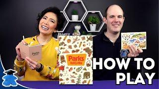 Parks Roll and Hike - Official How to Play. ️A Board Game Tutorial. Complete and concise