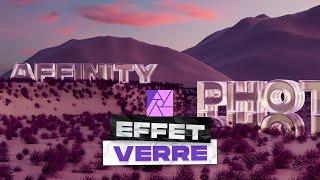 Effet verre sur Affinity Photo 2