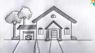 My House Drawing #easy #drawing #house