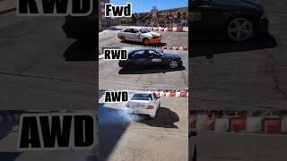 video by:@jesgonlo FWD vs RWD vs AWD